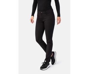 5-Pocket-Hose STOOKER WOMEN "Milano Jersey Magic Shape Fit Jeans", Damen, Gr. 44, Länge 32, schwarz, Twill, 70% Viskose, 25% Polyester, 5% Elasthan, schmal lang, Hosen 5-Pocket-Hose, Casual Twill Colo