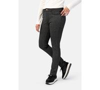 5-Pocket-Hose STOOKER WOMEN "Milano Jersey Print Magic Shape Fit", Damen, Gr. 50, Länge 30, grau (graphic minimal), Twill, 67% Viskose, 27% Polyamid, 6% Elasthan, schmal lang, Hosen 5-Pocket-Hose, Cas