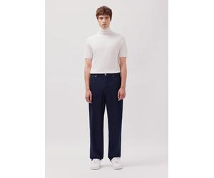 5-Pocket-Hose STUDIO SEIDENSTICKER, Herren, Gr. 32/32, Normalgrößen, navy, 100% Baumwolle, unifarben, Hosen 5-Pocket-Hose (73711731-32) navy