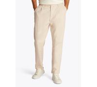5-Pocket-Hose TOMMY JEANS "TJM ISAAC HEMP BLEND PANT", Herren, Gr. M, N-Gr, beige (newsprint), Twill, Obermaterial: 72% Baumwolle, 27% Hanf, 1% Elasthan, normal, Hosen 5-Pocket-Hose (44770218-M)