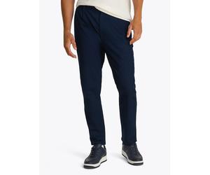 5-Pocket-Hose TOMMY JEANS "TJM ISAAC HEMP BLEND PANT", Herren, Gr. M, N-Gr, blau (schwarz night navy), Twill, Obermaterial: 72% Baumwolle, 27% Hanf, 1% Elasthan, normal, Hosen 5-Pocket-Hose (18331250-