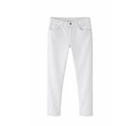 5-Pocket-Jeans ANGELS "AN-DOLLY", Damen, Gr. 42, Länge 30, weiß, Denim/Jeans, Obermaterial: 85% Baumwolle, 13% Elastomultiester, 2% Elasthan, unifarben, straight fit lang, Jeans 5-Pocket-Jeans, mit St