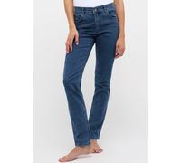 5-Pocket-Jeans ANGELS "CICI", Damen, Gr. 44, Länge 28, blau, Denim/Jeans, Obermaterial: 82% Baumwolle, 15% Polyester, 3% Elasthan, slim fit, Jeans 5-Pocket-Jeans, aus sportivem Denim (92316648-44) bla