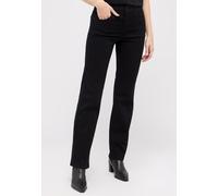 Angels Jeans Lara mit weitem Bein in Schwarz D48 / L28 Straight Fit