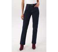5-Pocket-Jeans ANISTON SELECTED, Damen, Gr. 36, N-Gr, blau (schwarz, blau, denim), Denim/Jeans;Jeans, Obermaterial: 81% Baumwolle, 17% Polyester, 2% Elasthan, unifarben, Basic, Basic knöchellang, Jean