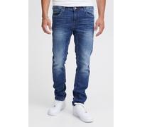 5-Pocket-Jeans BLEND "BHCirrus", Herren, Gr. 38, Länge 34, middle blau, Jeans, 98% Baumwolle, 2% Elasthan, unifarben, skinny fit lang, Jeans 5-Pocket-Jeans, Jeanshose mit tiefem Bund und schmalem Bein