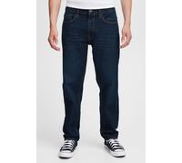 5-Pocket-Jeans BLEND "BHGorm", Herren, Gr. 31, Länge 34, denim dunkelblau, Jeans, 80% Baumwolle, 19% Polyester, 1% Elasthan, unifarben, relaxed fit normal, Jeans 5-Pocket-Jeans, Lässige Loose Fit Jean