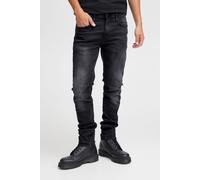 Blend BHJet Herren Jeanshose Hose mit Eingrifftaschen Gürtelschlaufen Stretch Baumwollmischung Slim fit, Größe:W32/32, Farbe:Denim washed black (201001)