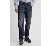 5-Pocket-Jeans BLEND "BHThunder", Herren, Gr. 36, Länge 34, denim dunkelblau, Jeans, 98% Baumwolle, 2% Elasthan, unifarben, relaxed fit normal, Jeans 5-Pocket-Jeans, Jeanshose mit weitem Schnitt und e