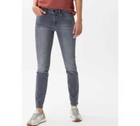 5-Pocket-Jeans BRAX "Style ANA", Damen, Gr. 44K22, Kurzgrößen, grau, Denim/Jeans, 85% Baumwolle, 10% Polyester, 5% Elasthan, skinny fit, Jeans 5-Pocket-Jeans (28077468-22) grau