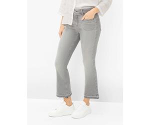 5-Pocket-Jeans BRAX "Style ANA S BOOT", Damen, Gr. 46, Normalgrößen, hellgrau, Denim/Jeans, 94% Baumwolle, 4% Polyester, 2% Elasthan, Jeans 5-Pocket-Jeans (44351603-46) hellgrau