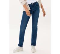 BRAX Jeans Carola, 5-Pocket-Design Straight Fit, 96% Baumwolle/4% Elasthan, Blau Gr. 34