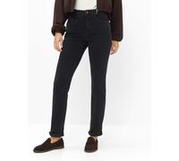 Brax Damen Five-Pocket-Hose Style CAROLA CLEAN BLACK, denim schwarz, Gr. 40L