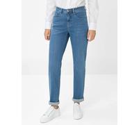 5-Pocket-Jeans BRAX "Style CAROLA", Damen, Gr. 42L84, Langgrößen, grau (stein), Denim/Jeans, 96% Baumwolle, 4% Elasthan, Jeans 5-Pocket-Jeans (94900315-84) stein