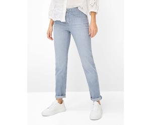 5-Pocket-Jeans BRAX "Style CAROLA", Herren, Gr. 46, Normalgrößen, hellgrau, Denim/Jeans, 75% Baumwolle, 17% Polyester, 5% Elastomultiester, 3% Elasthan, Jeans 5-Pocket-Jeans (36272127-46) hellgrau