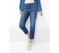 5-Pocket-Jeans BRAX "Style CAROLA S", Damen, Gr. 40L80, Langgrößen, blau (stein), Denim/Jeans, 75% Baumwolle, 17% Polyester, 5% Elastomultiester, 3% Elasthan, Jeans 5-Pocket-Jeans (99449315-80) stein