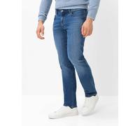 5-Pocket-Jeans BRAX "Style CHUCK", Herren, Gr. 32, Länge 34, blau, Denim/Jeans, 83% Baumwolle, 15% Polyester, 2% Elasthan, Jeans 5-Pocket-Jeans, Heritage Denim: Five-Pocket-Jeans im Modern Fit (614681
