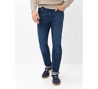 5-Pocket-Jeans BRAX "Style CHUCK", Herren, Gr. 38, Länge 34, blau, Denim/Jeans, 83% Baumwolle, 15% Polyester, 2% Elasthan, Jeans 5-Pocket-Jeans, Heritage Denim: Five-Pocket-Jeans im Modern Fit (887535
