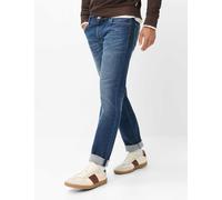 5-Pocket-Jeans BRAX "Style CHUCK", Herren, Gr. 38, Länge 38, blau (dunkelblau), Denim/Jeans, 99% Baumwolle, 1% Elasthan, Jeans 5-Pocket-Jeans (37166568-38) dunkelblau