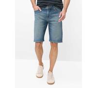 5-Pocket-Jeans BRAX "Style CLINT B", Herren, Gr. 34, Normalgrößen, blau (denim), Denim/Jeans, 95% Baumwolle, 4% Elastomultiester, 1% Elasthan, Jeans 5-Pocket-Jeans (22394549-34) denim
