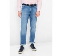 5-Pocket-Jeans BRAX "Style CLINT", Herren, Gr. 40, Länge 34, dunkelblau, Denim/Jeans, 95% Baumwolle, 4% Elastomultiester, 1% Elasthan, Jeans 5-Pocket-Jeans (55840113-40) dunkelblau