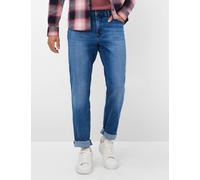 Brax Herren Five-Pocket-Hose Style COOPER MID BLUE USED, denim blau, Gr. 33/32