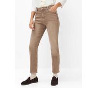 5-Pocket-Jeans BRAX "Style MADISON S", Damen, Gr. 40, Normalgrößen, braun, Denim/Jeans, 99% Baumwolle, 1% Elasthan, Jeans 5-Pocket-Jeans (57956914-40) braun