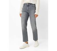 5-Pocket-Jeans BRAX "Style MADISON S", Damen, Gr. 40K (20), Kurzgrößen, hellgrau, Denim/Jeans, 92% Baumwolle, 8% Elastomultiester, Jeans 5-Pocket-Jeans (14408438-20) hellgrau