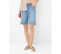 Brax Regular Fit Jeansshorts aus Baumwoll-Mix Modell 'MAINE B' in Hellblau, Größe 38