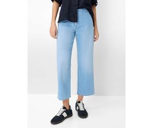 5-Pocket-Jeans BRAX "Style MAINE S", Damen, Gr. 34, Normalgrößen, hellblau, Denim/Jeans, 75% Baumwolle, 17% Polyester, 5% Elastomultiester, 3% Elasthan, Jeans 5-Pocket-Jeans (70530913-34) hellblau