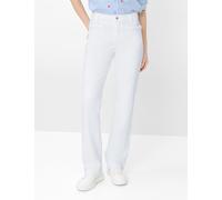 5-Pocket-Jeans BRAX "Style MARY BOOT", Damen, Gr. 46K (23), Kurzgrößen, weiß, Denim/Jeans, 94% Baumwolle, 4% Polyester, 2% Elasthan, Jeans 5-Pocket-Jeans (72732229-23) weiß