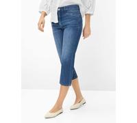 5-Pocket-Jeans BRAX "Style MARY C", Damen, Gr. 38, Normalgrößen, blau, Denim/Jeans, 75% Baumwolle, 17% Polyester, 5% Elastomultiester, 3% Elasthan, Jeans 5-Pocket-Jeans (85321542-38) blau