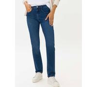 5-Pocket-Jeans BRAX "Style MARY", Damen, Gr. 36K (18), Kurzgrößen, blau, Denim/Jeans, 96% Baumwolle, 4% Elasthan, regular fit, Jeans 5-Pocket-Jeans (61421847-18) blau