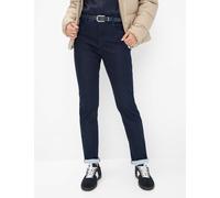 5-Pocket-Jeans BRAX "Style MARY", Damen, Gr. 40K20, Kurzgrößen, dunkelblau, Denim/Jeans, 70% Baumwolle, 27% Polyester, 3% Elasthan, Jeans 5-Pocket-Jeans (41979157-20) dunkelblau