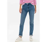 5-Pocket-Jeans BRAX "Style MARY", Damen, Gr. 44K (22), Kurzgrößen, grau (stein), Denim/Jeans, 96% Baumwolle, 4% Elasthan, regular fit, Jeans 5-Pocket-Jeans (99157506-22) stein