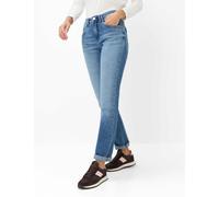 5-Pocket-Jeans BRAX "Style MARY", Damen, Gr. 44L88, Langgrößen, blau (hellblau), Denim/Jeans, 94% Baumwolle, 5% Elastomultiester, 1% Elasthan, Jeans 5-Pocket-Jeans (85930241-88) hellblau