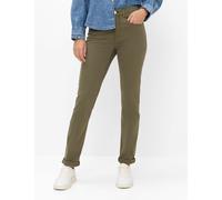 Brax Damen Five-Pocket-Hose Style MARY DARK KHAKI Denim Grün Khaki, denim grün - khaki, Gr. 50