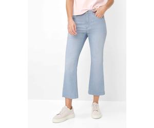 5-Pocket-Jeans BRAX "Style MARY S BOOT", Damen, Gr. 38L76, Langgrößen, blau (hellgrau), Denim/Jeans, 75% Baumwolle, 17% Polyester, 5% Elastomultiester, 3% Elasthan, Jeans 5-Pocket-Jeans (86607414-76) 