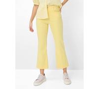 5-Pocket-Jeans BRAX "Style MARY S BOOT", Damen, Gr. 44K (22), Kurzgrößen, gelb, Denim/Jeans, 45% Baumwolle, 44% Lyocell, 9% Elastomultiester, 2% Elasthan, Jeans 5-Pocket-Jeans (62425326-22) gelb