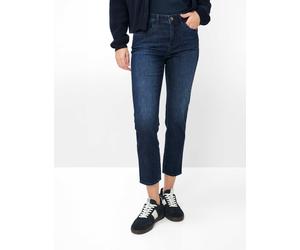 5-Pocket-Jeans BRAX "Style MARY S", Damen, Gr. 40K (20), Kurzgrößen, dunkelblau, Denim/Jeans, 75% Baumwolle, 17% Polyester, 5% Elastomultiester, 3% Elasthan, Jeans 5-Pocket-Jeans (96060758-20) dunkelb