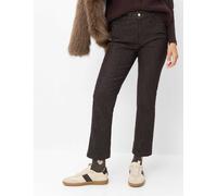 Brax Damen Five-Pocket-Hose Style MAY S DARK EBONY, denim dunkelbraun, Gr. 40K