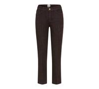 Brax Damen Five-Pocket-Hose Style MAY S DARK EBONY, denim dunkelbraun, Gr. 46