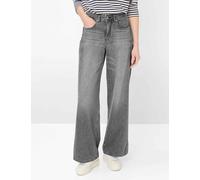 5-Pocket-Jeans BRAX "Style MORGAN", Damen, Gr. 42K (21), Kurzgrößen, grau (hellgrau), Denim/Jeans, 99% Baumwolle, 1% Elasthan, Jeans 5-Pocket-Jeans (61099306-21) hellgrau