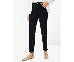 5-Pocket-Jeans BRAX "Style SHAKIRA", Damen, Gr. 44L88, Langgrößen, blau (dunkelblau), Denim/Jeans, 51% Baumwolle, 35% Polyester, 11% Viskose, 3% Elasthan, slim fit, Jeans 5-Pocket-Jeans (16031303-88) 