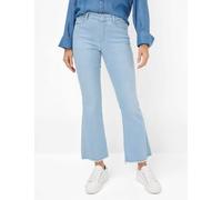 5-Pocket-Jeans BRAX "Style SHAKIRA S BOOT", Damen, Gr. 38K (19), Kurzgrößen, blau (hellblau), Denim/Jeans, 79% Baumwolle, 11% Polyester, 8% Lyocell, 2% Elasthan, Jeans 5-Pocket-Jeans (48109748-19) hel