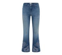 5-Pocket-Jeans BRAX "Style SHAKIRA S BOOT", Damen, Gr. 44K (22), Kurzgrößen, stein, Denim/Jeans, 79% Baumwolle, 11% Polyester, 8% Lyocell, 2% Elasthan, Jeans 5-Pocket-Jeans (88983601-22) stein
