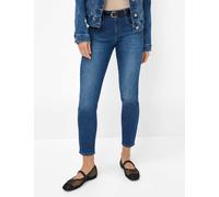 5-Pocket-Jeans BRAX "Style SHAKIRA S", Damen, Gr. 36K18, Kurzgrößen, blau, Denim/Jeans, 79% Baumwolle, 11% Polyester, 8% Lyocell, 2% Elasthan, Jeans 5-Pocket-Jeans (50747323-18) blau