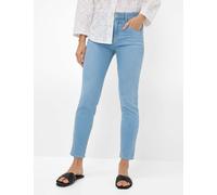 5-Pocket-Jeans BRAX "Style SHAKIRA S", Damen, Gr. 40K (20), Kurzgrößen, blau (hellblau), Denim/Jeans, 79% Baumwolle, 11% Polyester, 8% Lyocell, 2% Elasthan, Jeans 5-Pocket-Jeans (15499128-20) hellblau