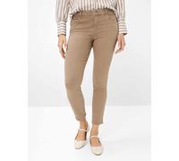 5-Pocket-Jeans BRAX "Style SHAKIRA S", Damen, Gr. 42, Normalgrößen, grau (taupe), 94% Baumwolle, 4% Polyester, 2% Elasthan, Jeans (14163033-42) taupe
