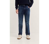 5-Pocket-Jeans BUGATTI "Basic Essential", Herren, Gr. 34, Länge 30, 396, dunkelblau, 97% Baumwolle, 3% Elasthan, Jeans 5-Pocket-Jeans, Authentic Denim (39321229-34)